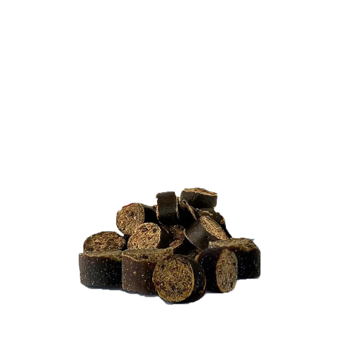 James and Ella air-dried venison and duck dog treats stock by Project Harmless UK