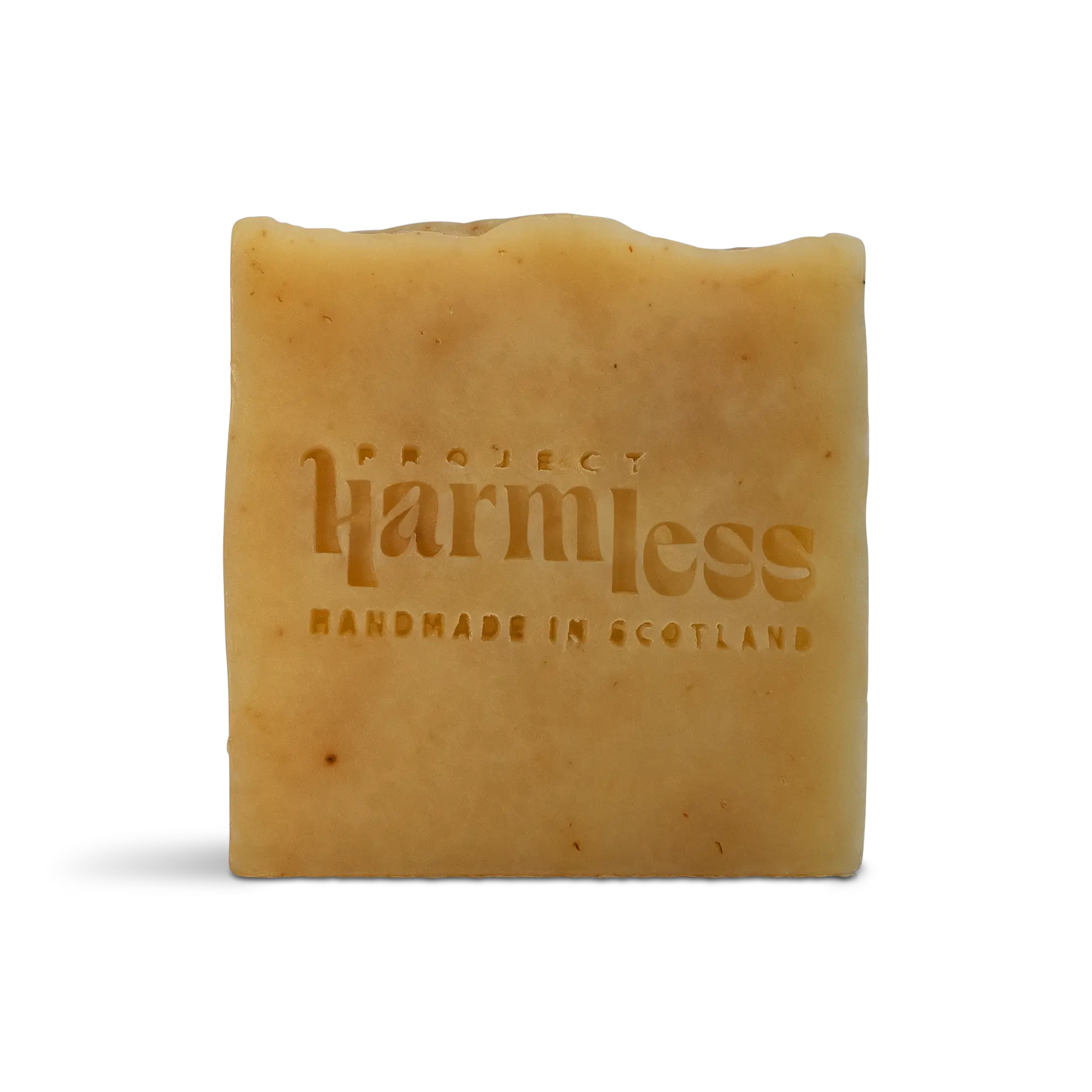 Handcrafted Scottish Lavender Restorative Soap by Project Harmless, featuring Scottish lavender and cedarwood for a calming cleanse.
