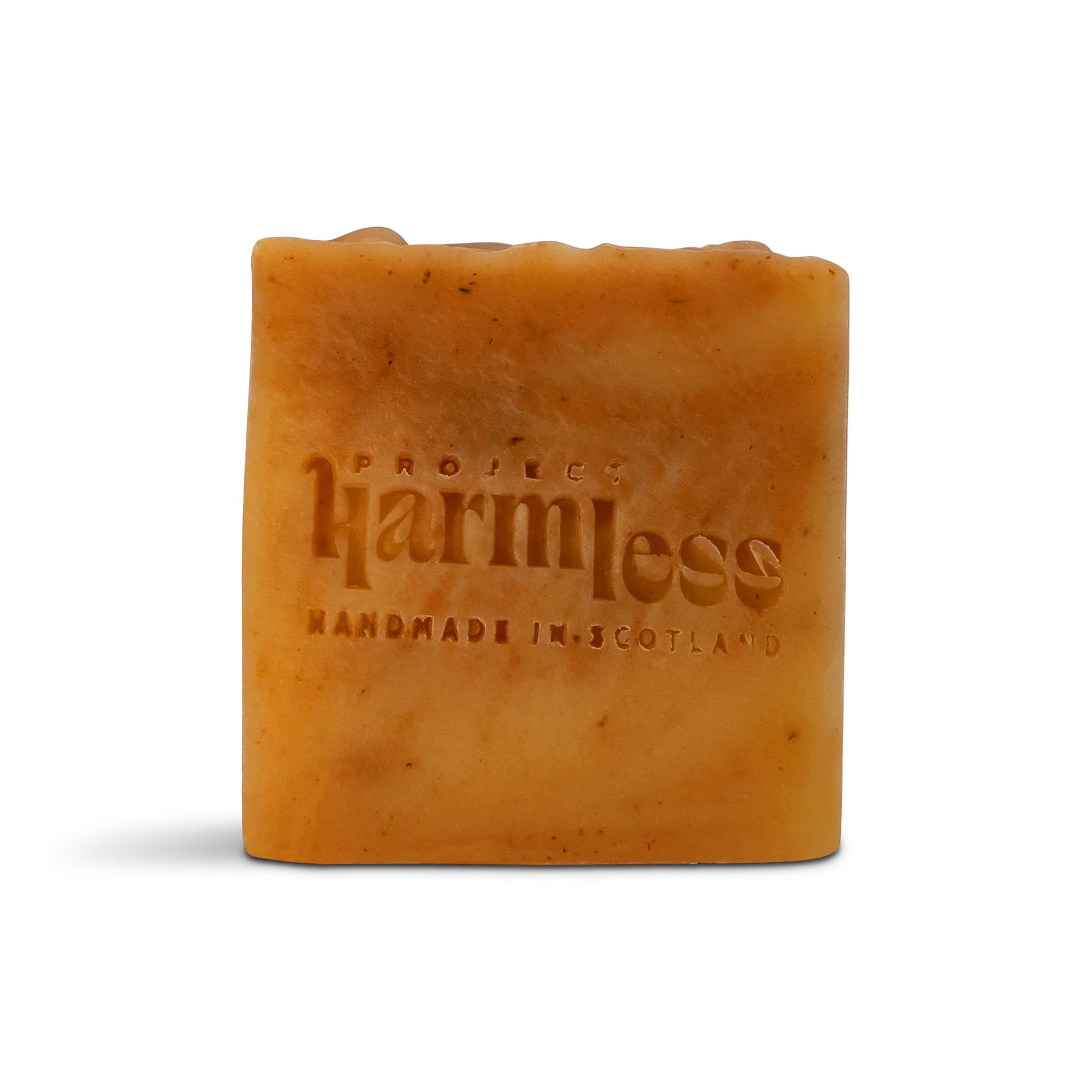 Hand-stamped Project Harmless Mugwort Rejuvenating Soap, handcrafted in Scotland.