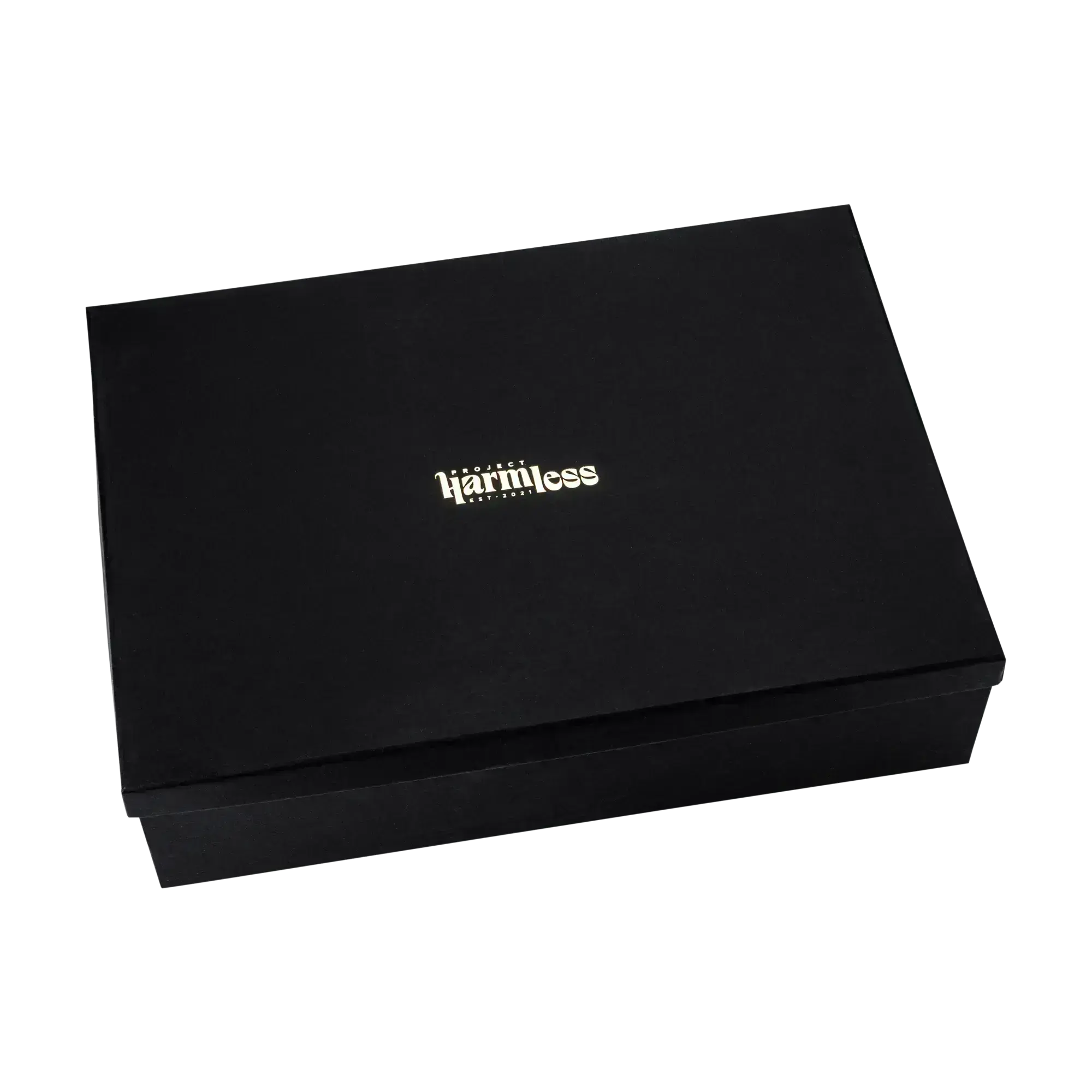 Black box with 'Project Harmless' on it.