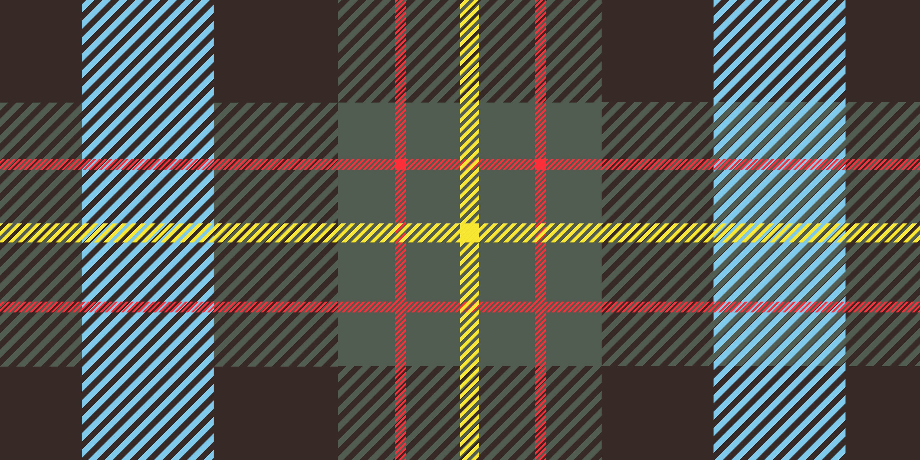 Digital graphic of the MacLaren Collection Tartan by Project Harmless, showcasing the deep green and blue hues of this historic Scottish tartan. Inspired by the heritage of Clan MacLaren, this design reflects the rich tradition of Scottish craftsmanship and sustainable fashion.