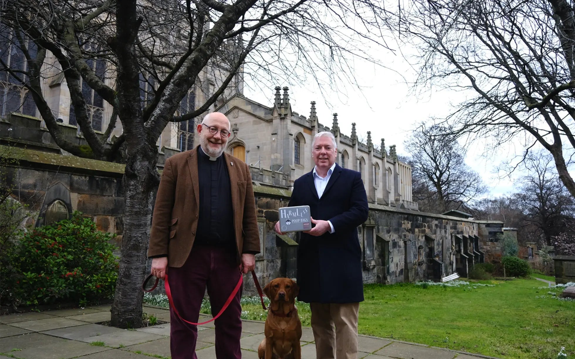 George Greer, Co-Founder of Project Harmless and Markus Dünzkofer, Rector of St. John’s Scottish Episcopal Church