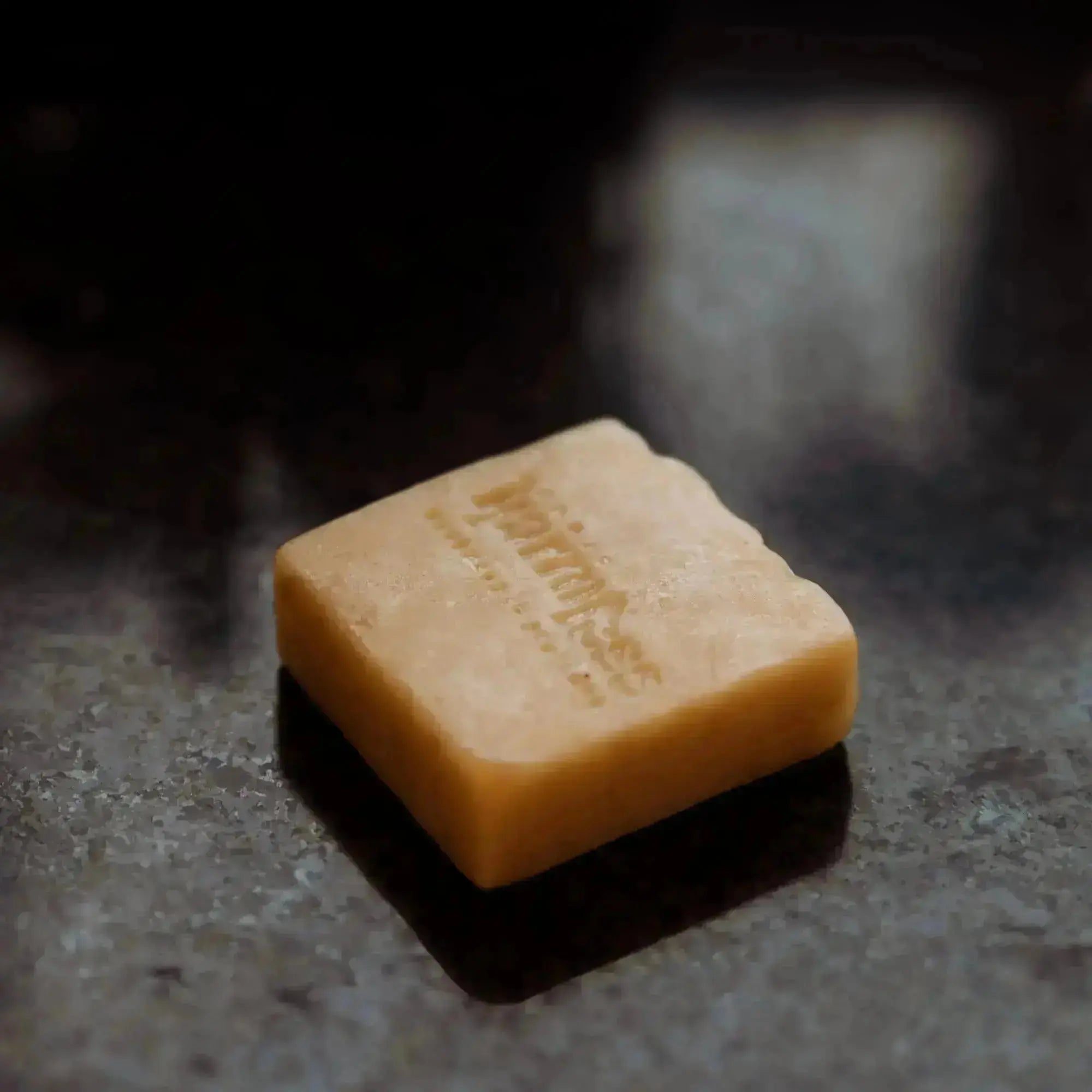 Harmless Apothecary handmade Scottish soap bar in kitchen setting palm oil free cold process