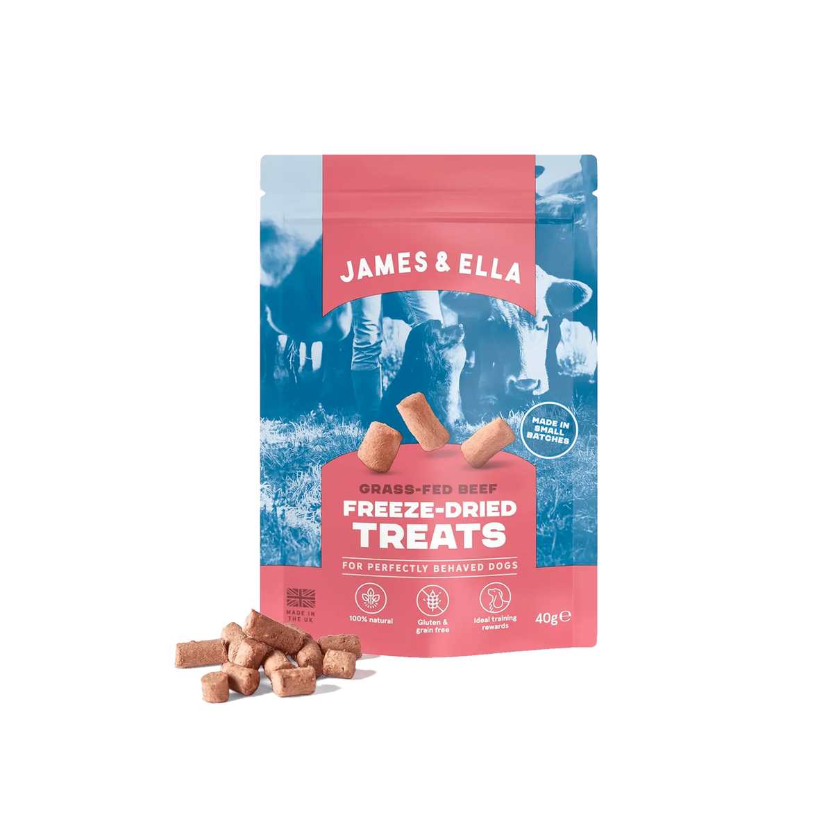 James and Ella freeze-dried beef dog treats