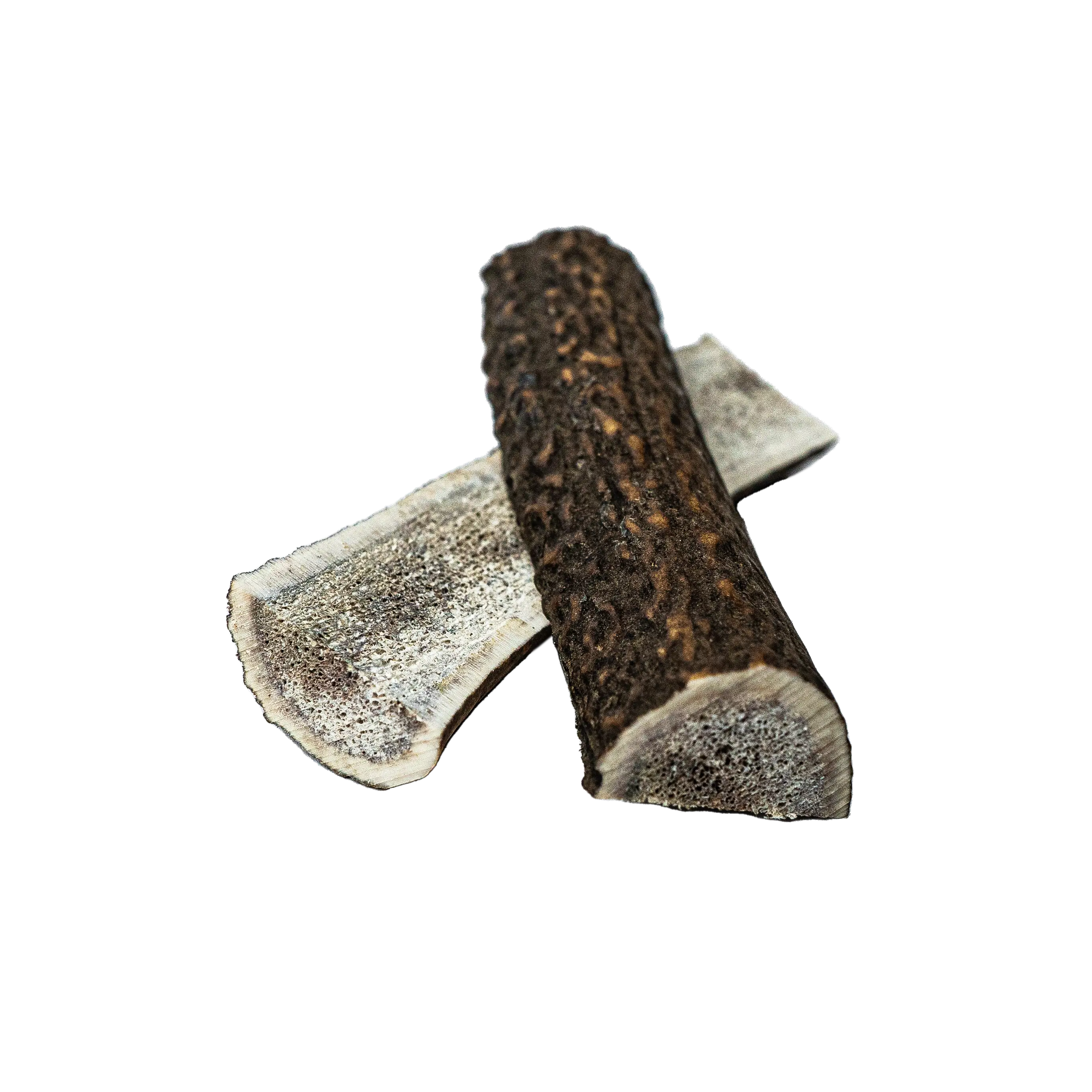 Project Harmless Scottish Highland deer antler dog chew split 60-99g